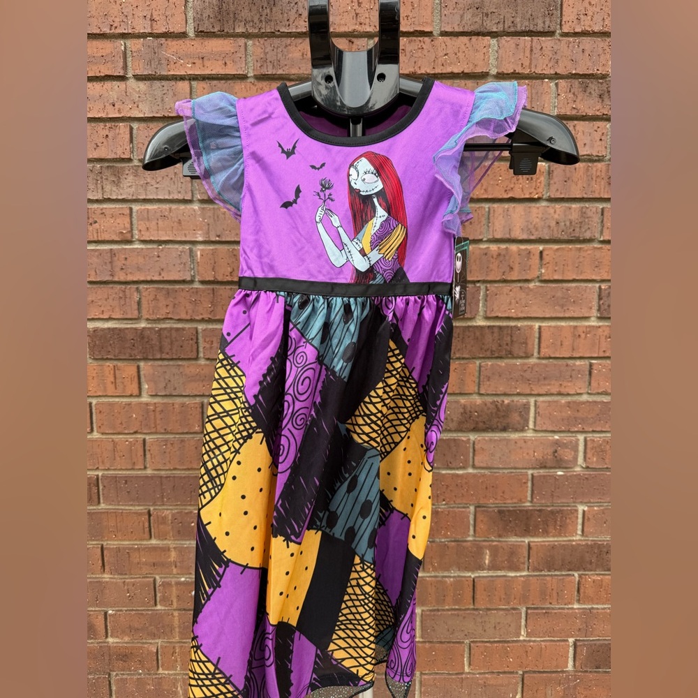 Nightmare Before Christmas Sally Toddler Girls Size 5T Character Nightgown Gown